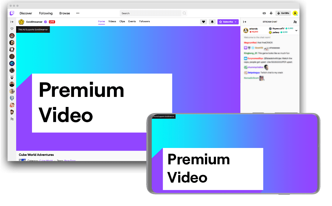 premium video-twitch