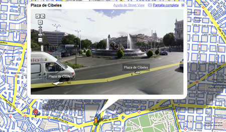 Street View de Google maps por fin en España